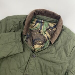 NEW Polo Ralph Lauren Jacket Mens Medium Green Camo M Classics 2 Reversible